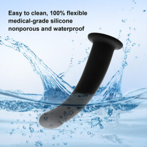 Silicone Personal Massager with Suction Base – Flexible Waterproof Silicone Toy