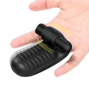 Finger Sleeve G-Spot Vibrator Massager – 10 Vibration Modes | USB Rechargeable