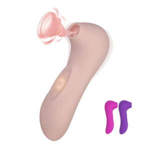 Silicone Suction Vibrating Massager – Multiple Modes | USB Rechargeable Waterproof